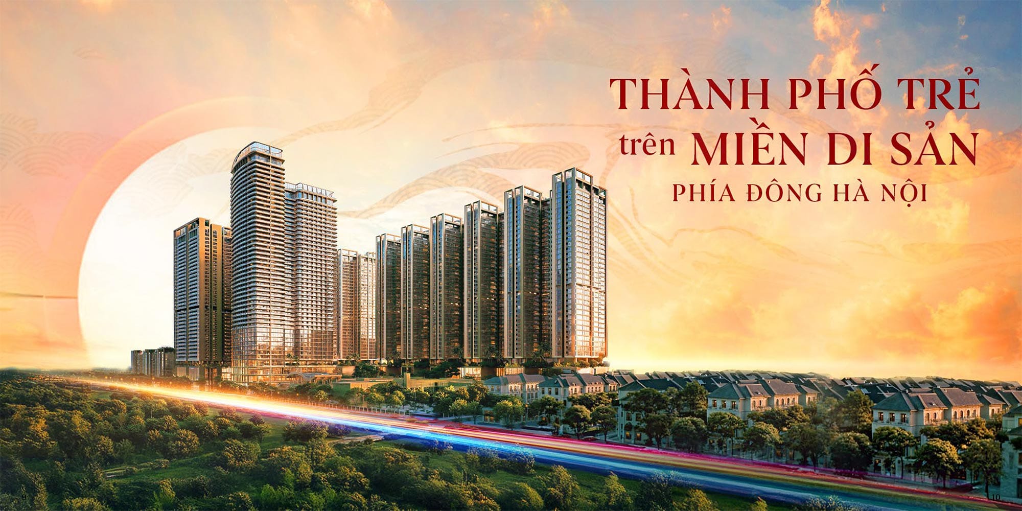 Sunshine Legend City - Thành phố trẻ trên miền di sản phía Đông Hà Nội