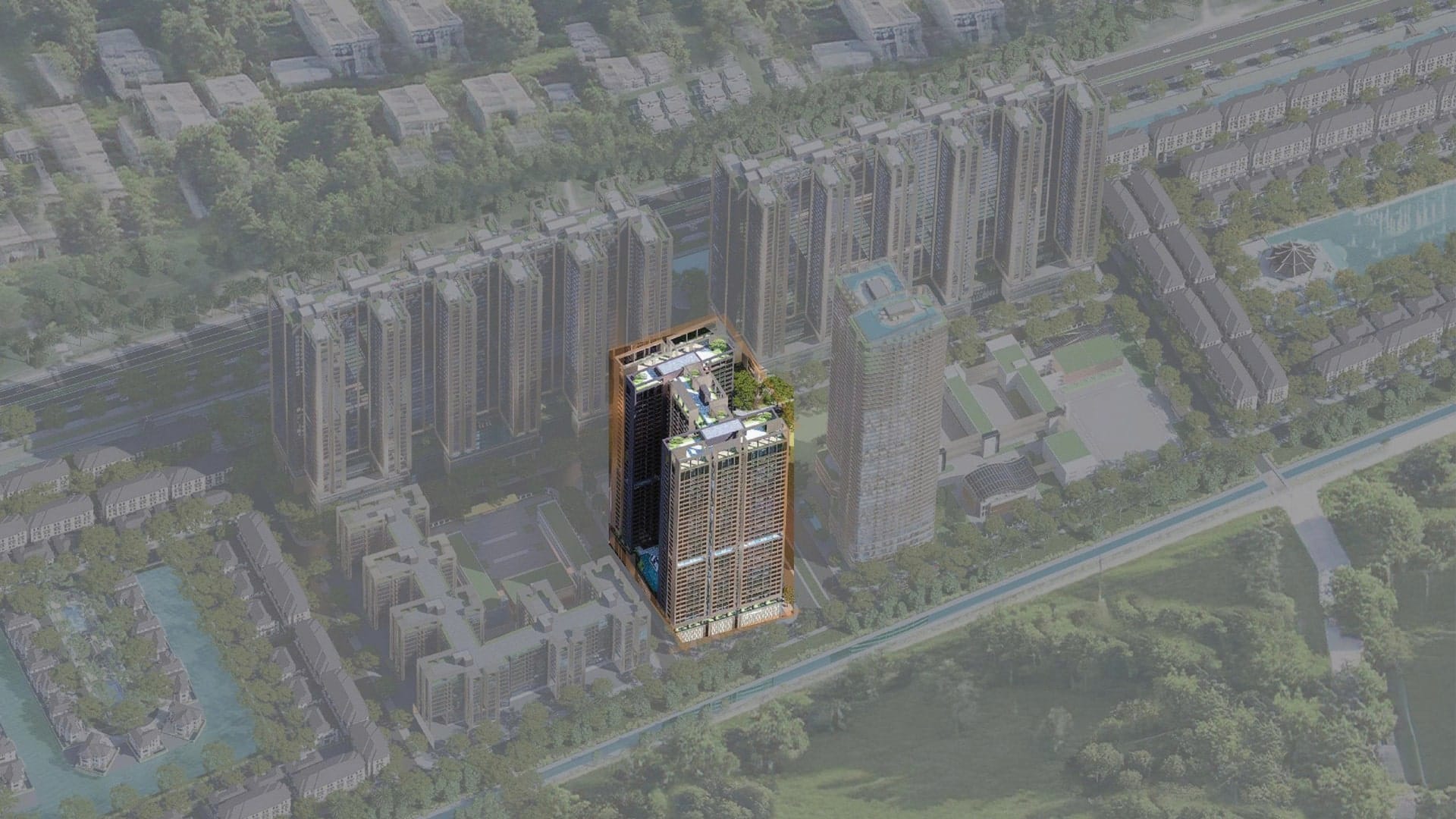 Phối cảnh tòa CT 3 tại dự án Sunsine Legend City Phối cảnh tòa CT 3 tại dự án Sunsine Legend City