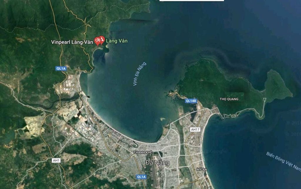 Vị trí dự án Vinhomes Hải Vân Bay