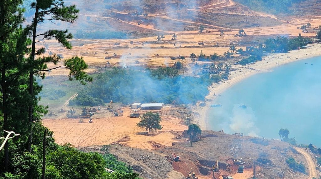 Toàn cảnh công trường dự án Vinhomes Hải Vân Bay