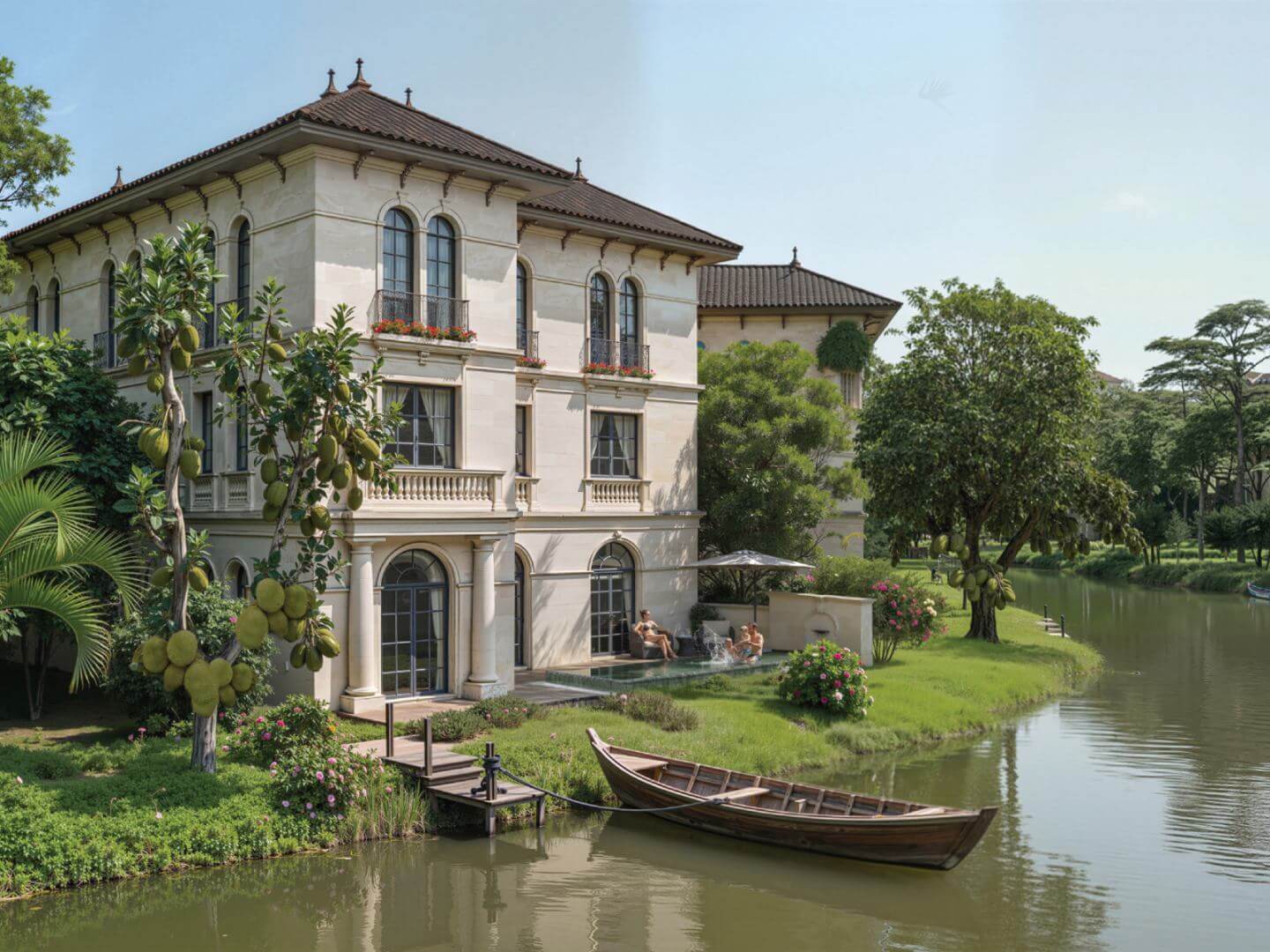 Phối cảnh biệt thự đơn lập dự án Sunshine Legend City