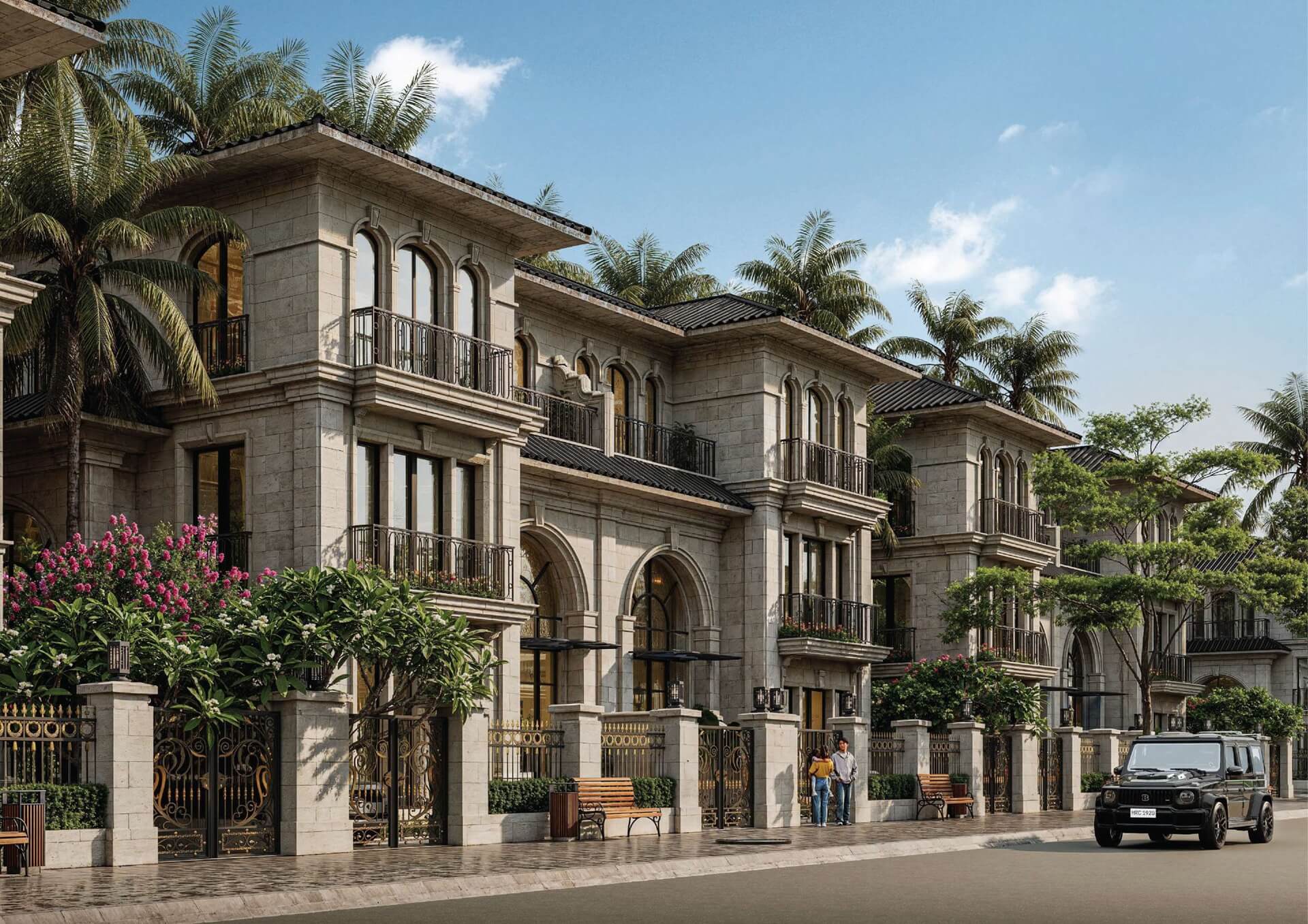 Phối cảnh biệt thự song lập dự án Sunshine Legend City