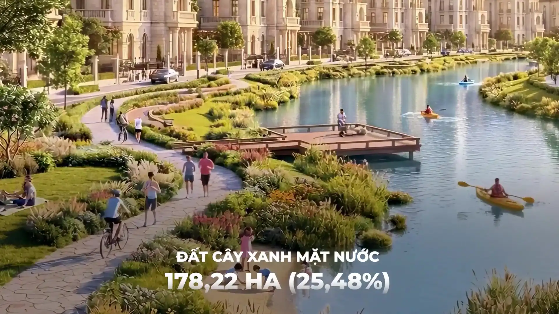 Bắc Thăng Long Urban City dành 178,22 ha cho cây xanh và mặt nước, chiếm 25,48% tổng diện tích toàn khu. Bắc Thăng Long Urban City dành 178,22 ha cho cây xanh và mặt nước, chiếm 25,48% tổng diện tích toàn khu.